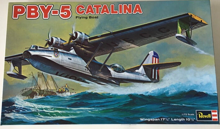 Consolidated PBY-5 Catalina 1/72 Scale Plastic Model Kit Revell H-277