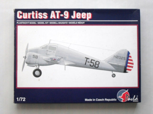 Curtiss AT-9 Jeep Trainer 1/72 Scale Plastic Model Kit  Pavla Models 72013
