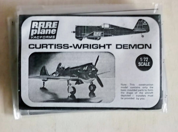 Curtiss CW21B Demon fighter 1/72 Scale Plastic Vacuform Model Kit rareplanes