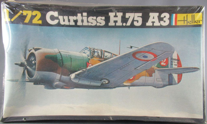 Curtiss H-75-A3 Mohawk lV 1/72 scale  Plastic Model Kit Heller 214