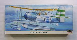 Curtiss SOC-3 Seagull Floatplane 1/72 Scale  Plastic Model Kit Hasegawa 00084