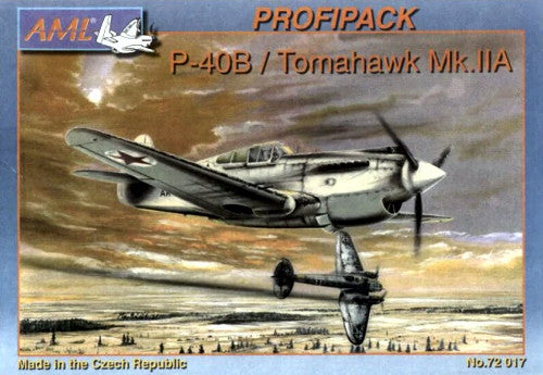 Curtiss Tomahawk Mk llA Fighter 1/72 Scale Plastic Mode Starterl Kit AML 72017