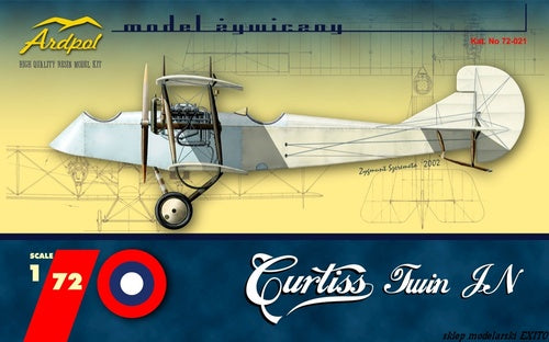 Curtiss Twin JN Bomber 1/72 Scale Resin Model Kit  Ardpol 72021