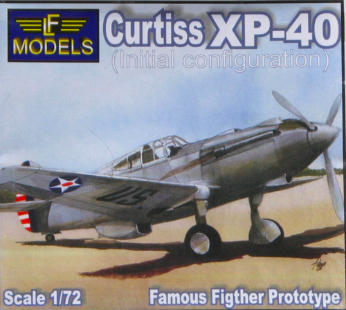 Curtiss XP-40 Fighter 1/72 Scale Plastic Model Kit LF Models 7259