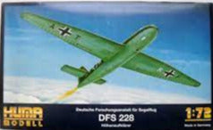 DFS 228  Reconnaissance Aircraft 1/72 Scale Plastic Model Kit Huma Model 3503