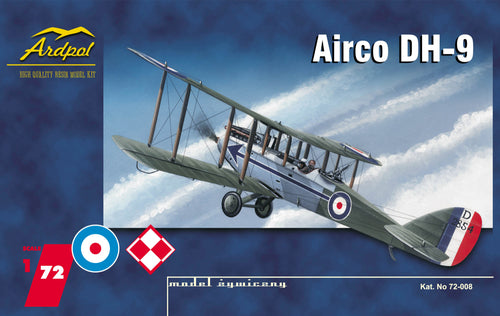 De Havilland DH-9 Bomber 1/72 Scale Resin Model Kit Ardpol 72-008