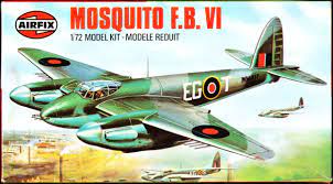 DeHavilland Mosquito FB Mk. Vl 1/72 Scale Plastic Model Kit Airfix 9-02001