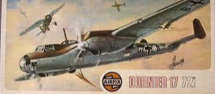 Dornier Do-17E/F  1/72 Scale Plastic Model Kit Airfix 494