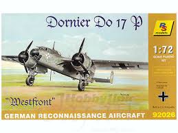 Dornier Do-17P  1/72 Scale Plastic Model Kit RS Models 92026