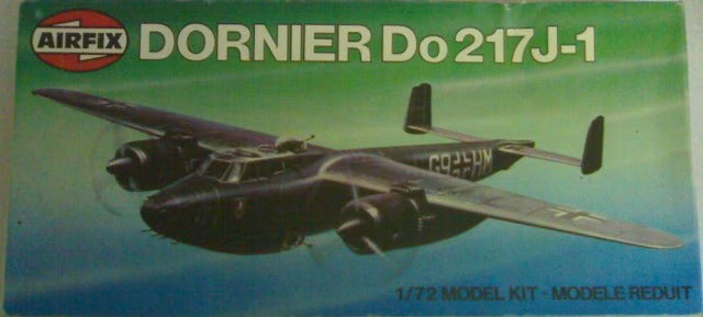 Dornier Do 217 J-1 Nightfighter 1/72 Scale Plastic Model Kit Airfix 04020-6