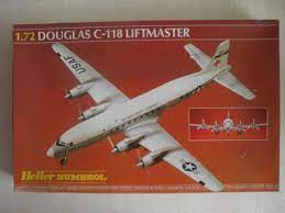 Douglas C-118 Liftmaster Transport 1/72 Scale Plastic Model Heller 80317