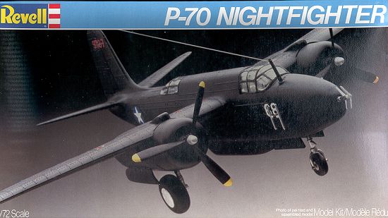 Douglas P-70 Nightfighter 1/72 Scale Plastic Model Kit Revell 4420