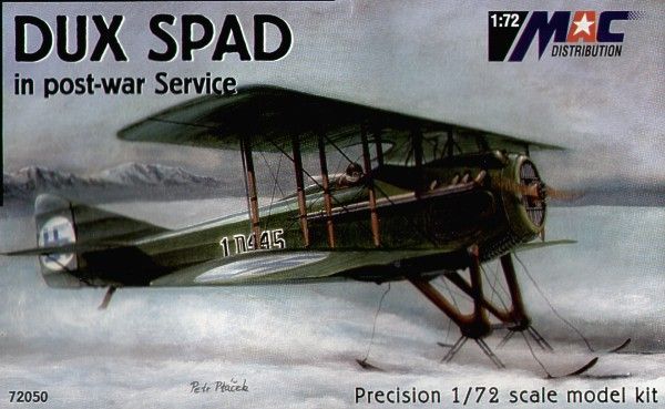 Dux Spad Biplane 1/72 Scale Plastic Model Kit Mac Distribution 72050