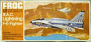 English Electric Lightning F6 Kit 1/72 Scale Plastic Model Kit Frog F266