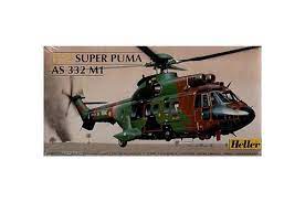 Eurocoptre AS332 M1 Super Puma Helicopter 1/72 Scale Plastic Model Kit Heller 80367