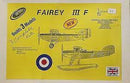 Fairey lll F Fighter 1/72 Scale Vacuform Plastic Model Kit Contrail