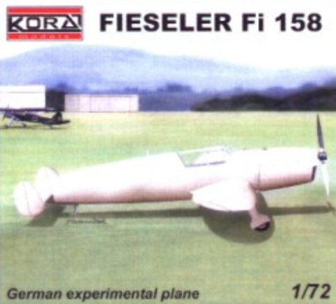 Fiesler FI-158 Prototype 1/72 Scale Resin Model Kit Kora 7225