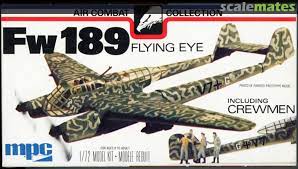 Focke Wulf FW189A-1 Uhu 1/72 Scale Plastic Model Kit MPC 2-2112