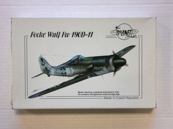 Focke Wulf FW 190D-11 Fighter 1/72 Scale Resin Model Kit  Planet Models 173