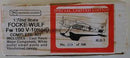 Focke Wulf FW190V-1 Mod. Fighter 1/72 Scale Resin Model Aircraft Esoteric models SLE-3