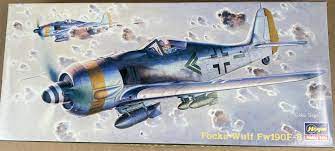 Focke Wulf Fw 190 F-8 1/72 Scale  Plastic Model Kit Hasegawa 51304