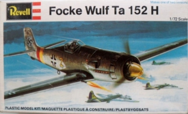 Focke Wulf Ta 152 H 1/72 Scale Plastic Model Kit Revell H-81