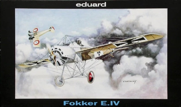 Fokker E.lV Eindecker Fighter 1/72 Scale Plastic Model Kit Eduard 7024