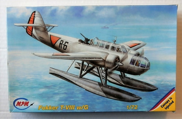 Fokker T Vlll W-G Floatplane 1/72 Scale Plastic Model Kit MPM 72080