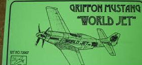 Griffon Mustang World Jet Racer 1/72 Scale Plastic Model Kit High Planes Model 72007