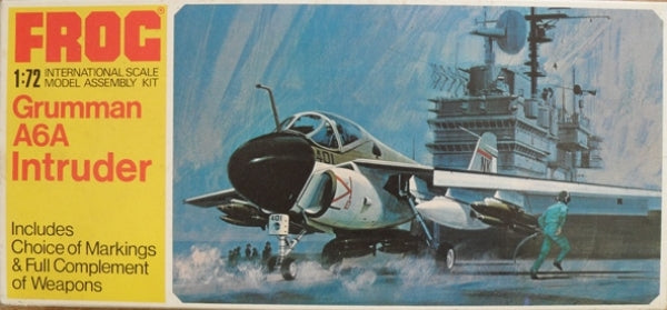 Grumman A-6A Intruder 1/72 Scale  Plastic Model Kit Frog F272