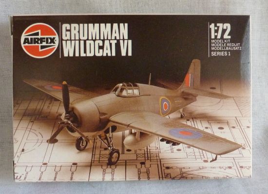 Grumman F4F-4 Wildcat 1/72 Scale Plastic Model Airfix 01037