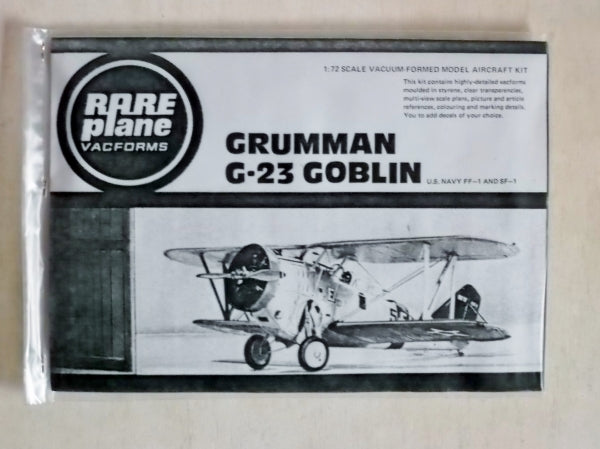 Grumman G-23 Goblin 1/72 Scale  Plastic Vacuform Model Kit Rareplanes
