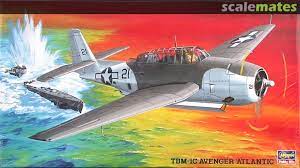 Grumman TBF-1C Avenger Bomber 1/72 Scale Plastic Model Kit Hasegawa 51384