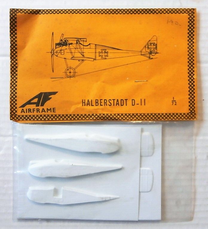 Halcerstadt D.ll Fighter 1/72 Scale Plastic Vacuform Model Kit Airframe 23