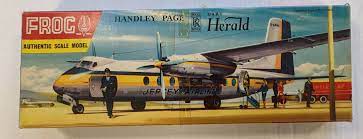 Hamdley Page Herald Airliner 1/72 Scale Plastic Model Kit Frog 363P