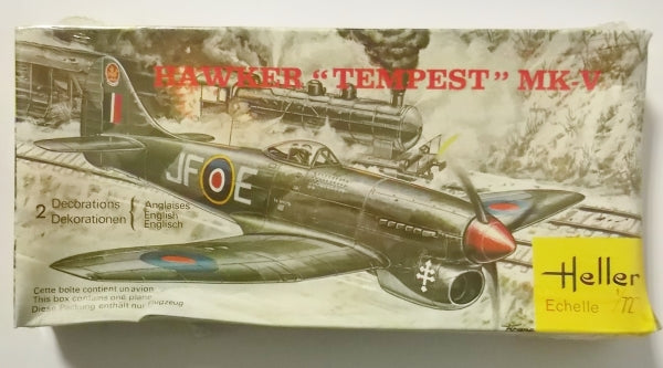 Hawker Tempest Mk V Fighter 1/72 scale Plastic Model Kit Heller 159