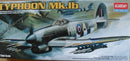 Hawker Typhoon Mk lB 1/72 Scale Plastic Model Kit Academy 1664