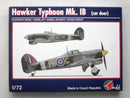 Hawker Typhoon Mk lB 1/72 Scale Plastic Model Kit  Pavla 72044