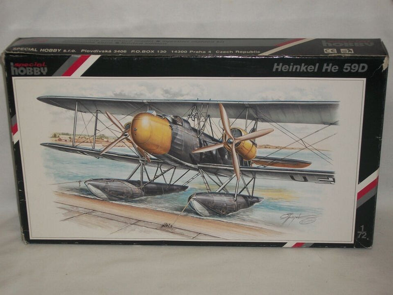 Heinkel HE-59B Floatplane 1/72 Scale Plastic Model Kit Special Hobby SH72039
