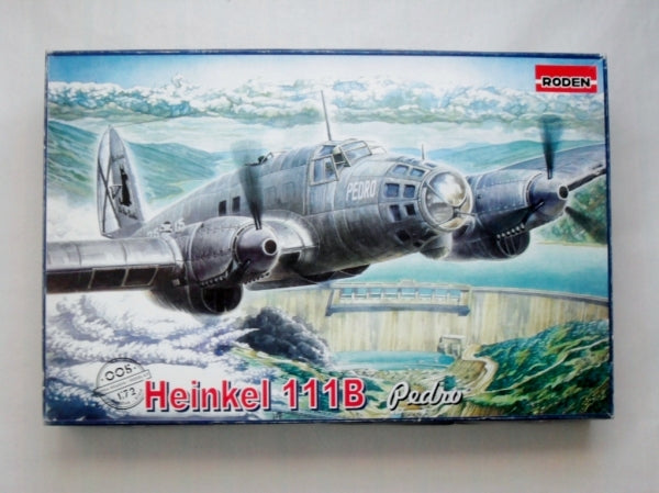 Heinkel HE 111-B Bomber 1/72 Scale Plastic Model Kit Roden 005