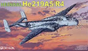 Heinkel He-219 A-5/R4 UHU Night Fighter 1/72 Scale Plastic Model Kit Dragon 5041