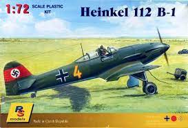 Heinkel He112 B-1 Fighter 1/72 Scale Plastic Model Kit RS Models 9207