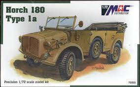 Horch 108 Type 1A Staff Car 1/72 Scale Plastic Model Kit Mac Distribution 72055