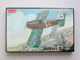 Junkers D.1 Fighter Fighter 1/72 Scale Plastic Model Kit Roden 036