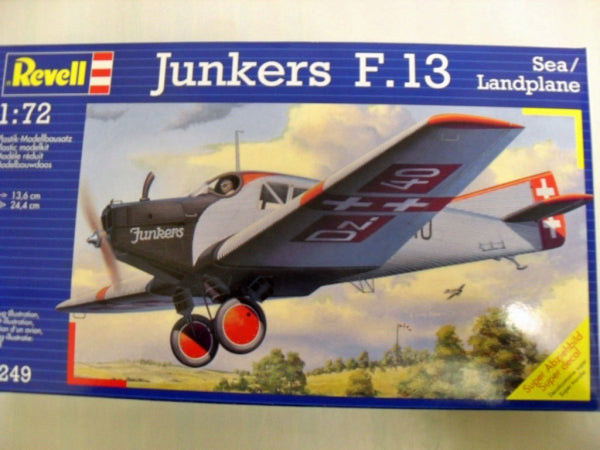Junkers F13 Airliner 1/72 Scale  Plastic Model Kit Revell 04249
