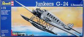 Junkers G-24 Flaotplane 1/72 Scale Plastic Model Kit Revell 4299