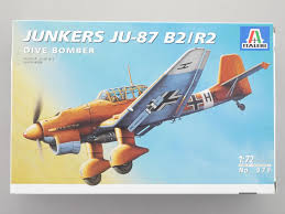 Junkers JU-87 B2/R2 Stuka 1/72 Scale  Plastic Model Kit Italeri 079