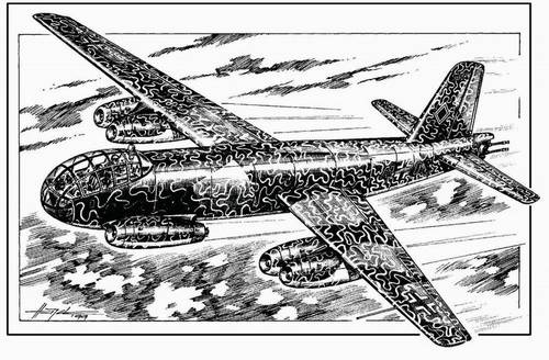 Junkers Ju-287 V3 Bomber 1/72 Scale Resin Model Kit Planet Models 068