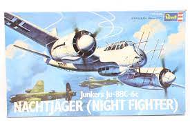 Junkers Ju88C-6c Night Fighter 1/72 Scale Plastic Model Kit Revell H-165