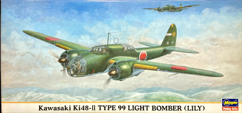 Kawasaki Ki-48-ll Type 99 Lily 1/72 Scale Plastic Model Kit Hasegawa 00093